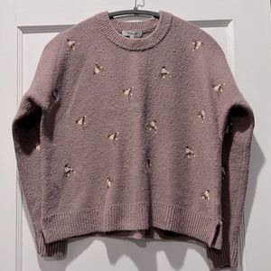 Madewell Embroidered Sweater, Size XS